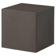 Chocolate Brown Cubo Pouf Stool by SLIDE Studio