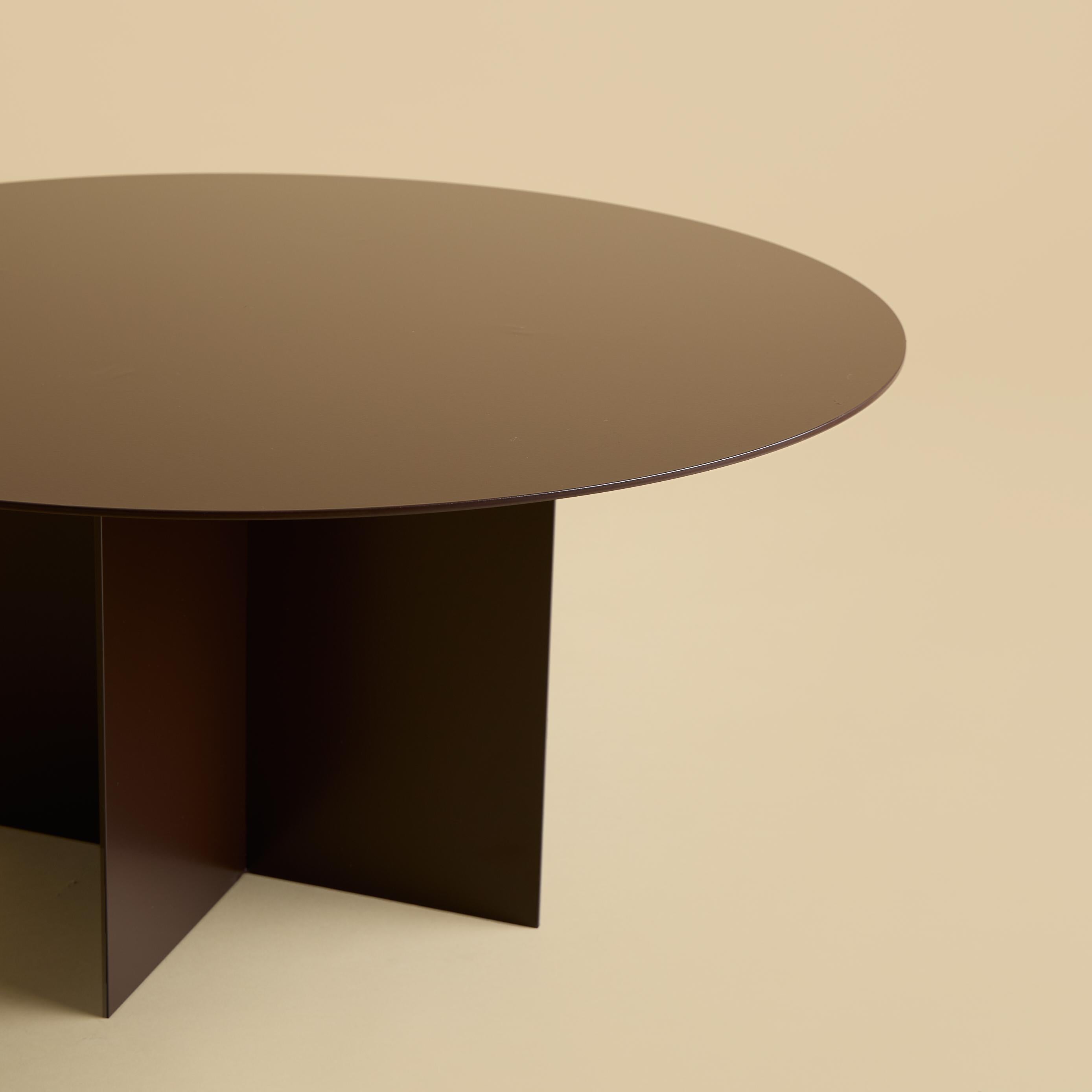 Postmoderne Table basse Brown Chocolate Fire de Lebanto en vente