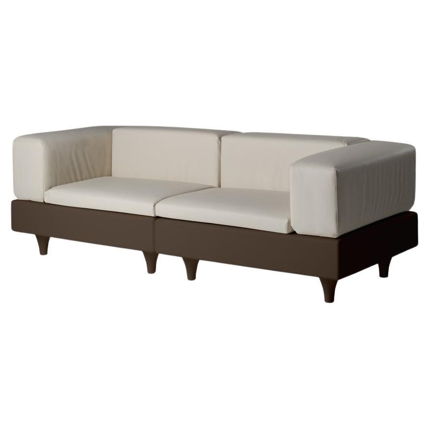 Chocolate Brown Happylife Sofa by Bedini, Marzano And Settimelli For Sale