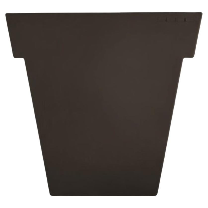 Grande marmite Il Vaso de Giò Colonna Romano, marron chocolaté en vente