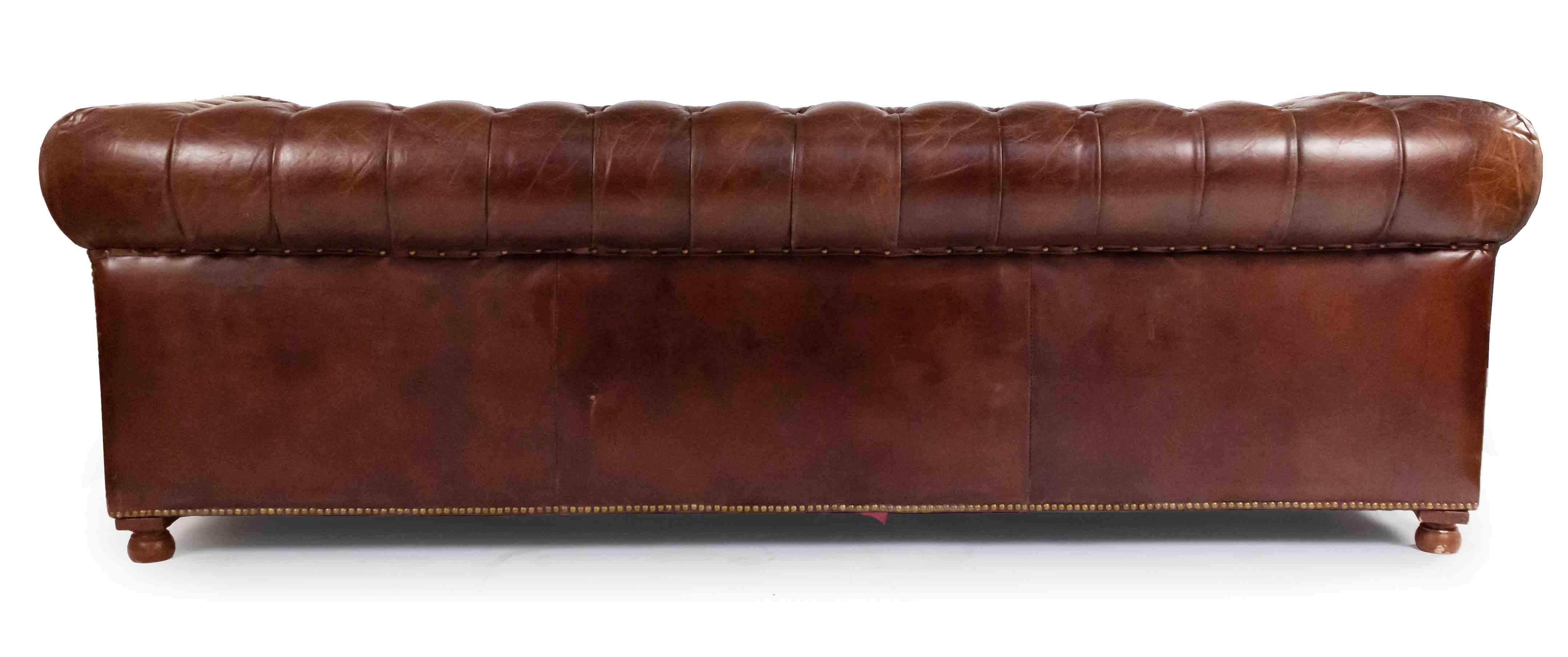 chocolate brown sofa