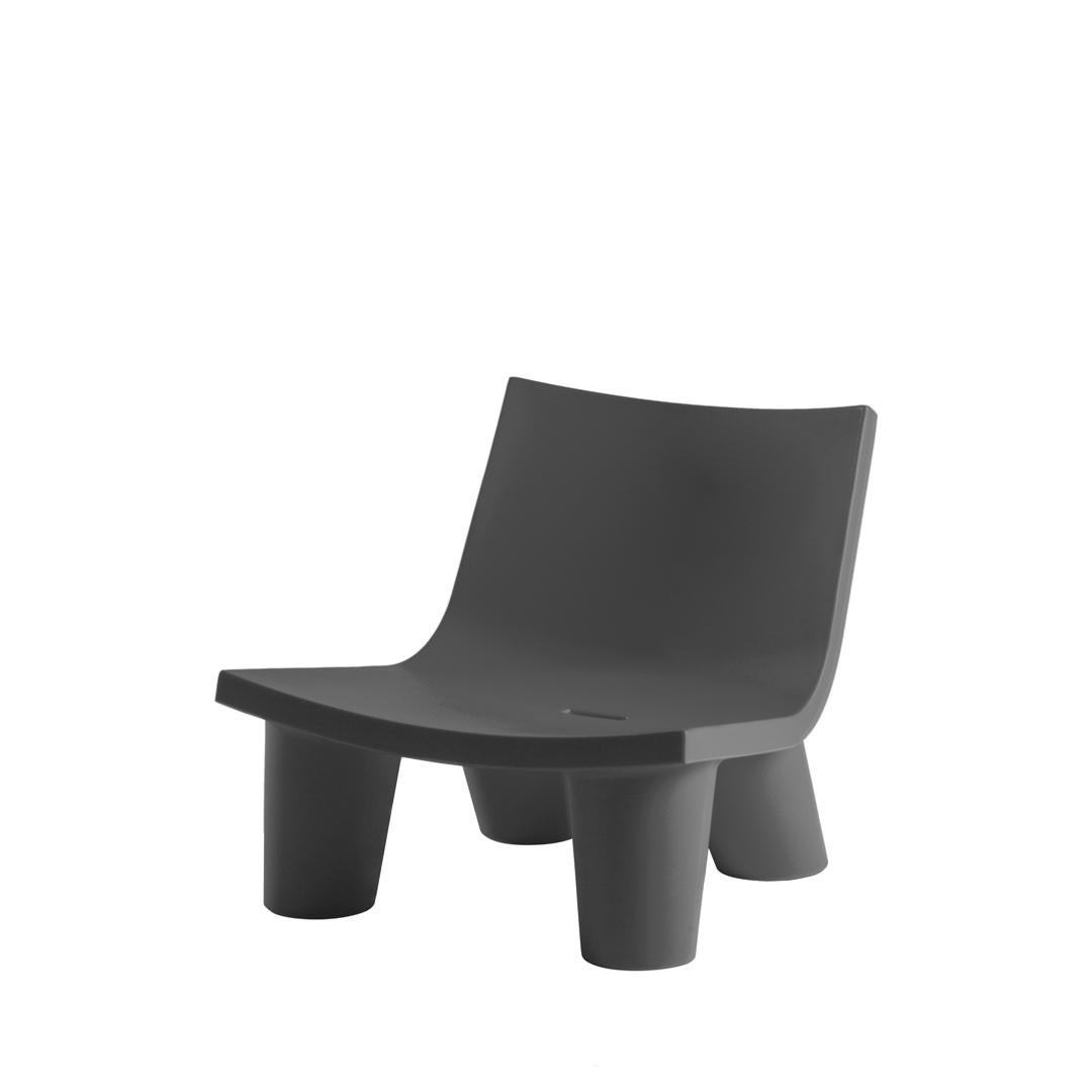 Chocolate Brown Low Lita Chair by OTTO Studio For Sale 8