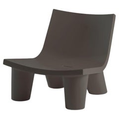 Chocolate Brown Low Lita Chair by OTTO Studio