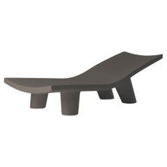 Schokoladenbraune niedrige Lita Lounge Chaise Longue von OTTO Studio