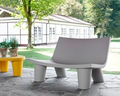 Chocolate Brown Low Lita Love Low Sofa by OTTO Studio