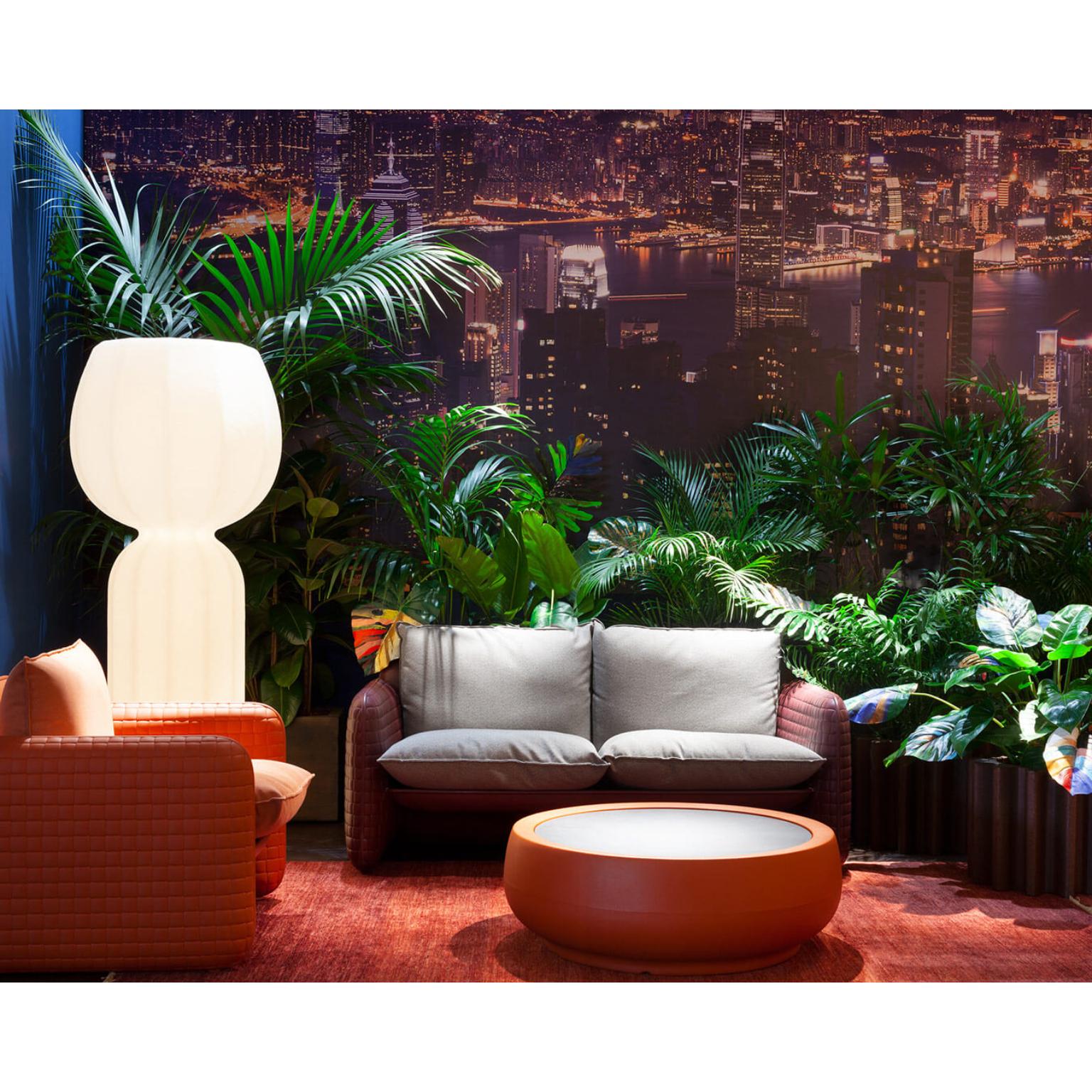 Chocolate Brown Mara Armchair by Lorenza Bozzoli For Sale 2