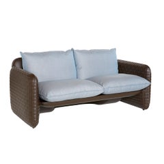 Chocolate Brown Mara Sofa by Lorenza Bozzoli