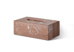 Chocolate Brown Marble Rectangular Tissue Box