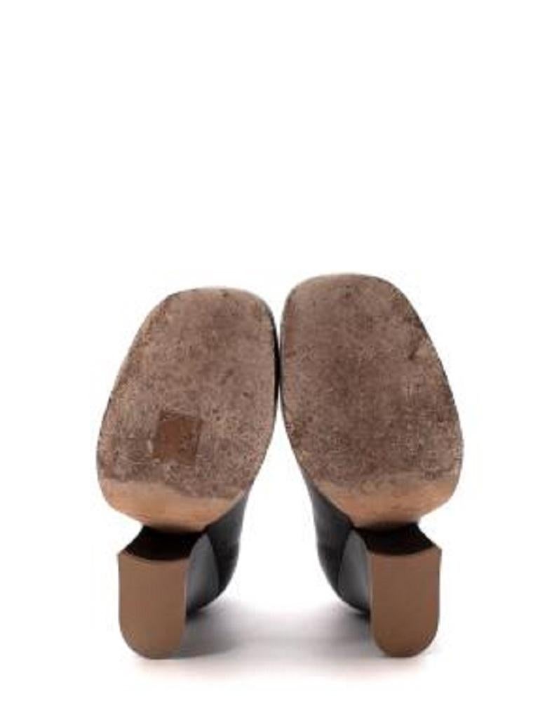 De las mujeres Bottega Veneta Bombas de tacón con plataforma apilable marrón chocolate en venta