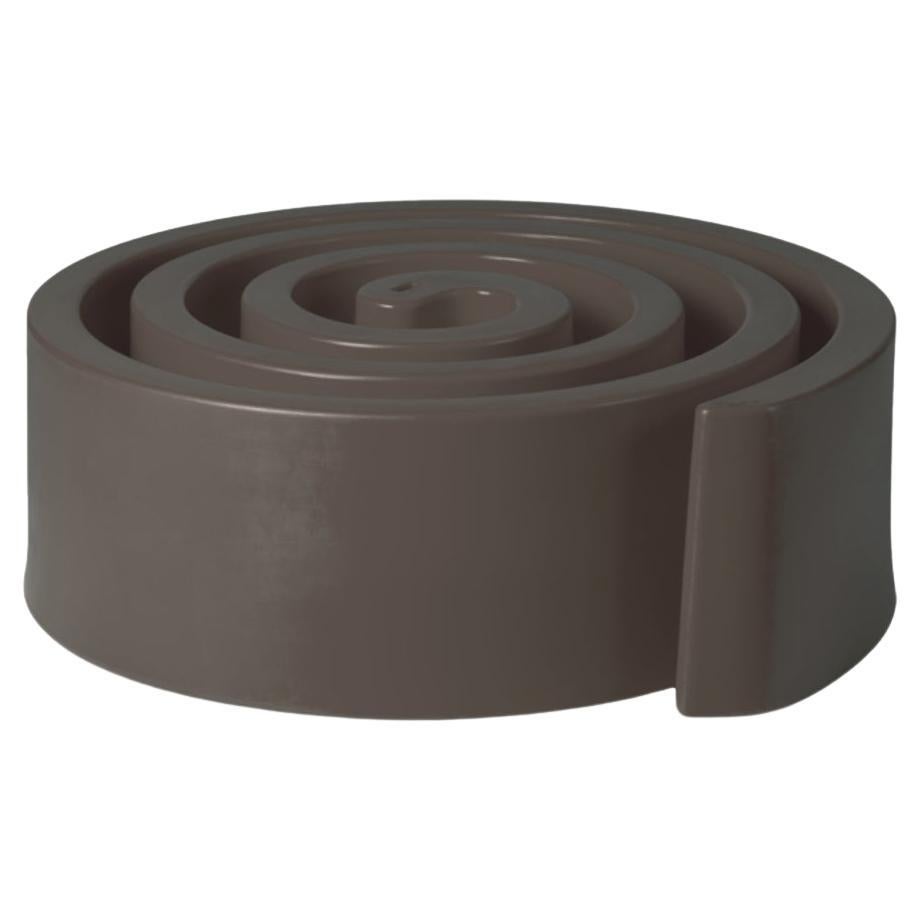 Chocolate Brown Summertime Pouf by Giò Colonna Romano