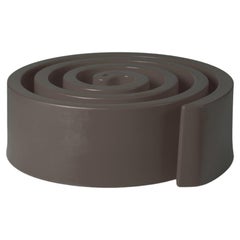 Chocolate Brown Summertime Pouf by Giò Colonna Romano