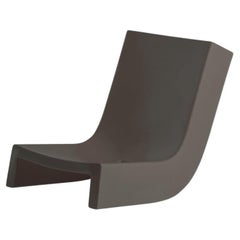 Poltroncina a dondolo Chocolate Brown Twist di Prospero Rasulo