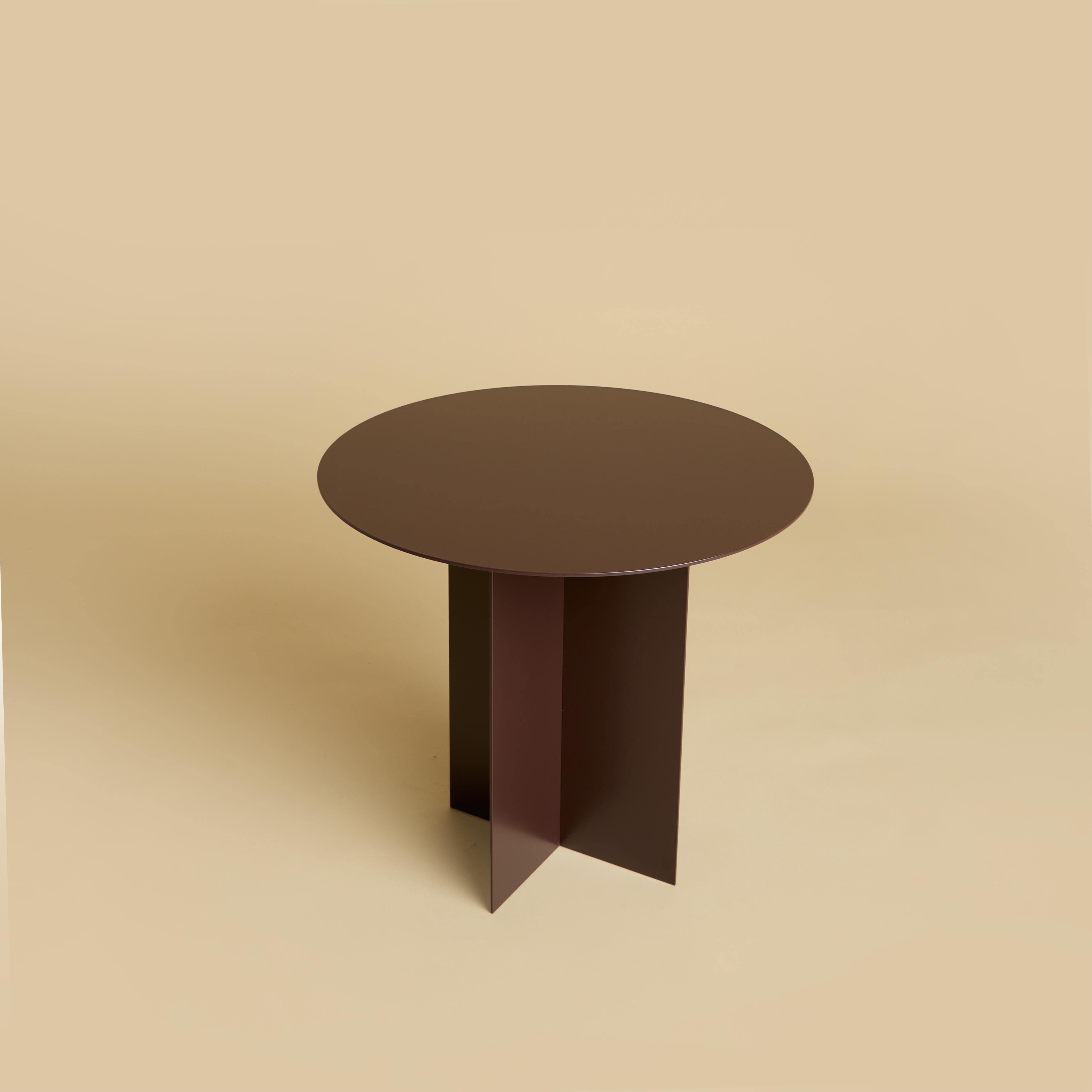 italien Table d'appoint Wake brun chocolat par Lebanto en vente