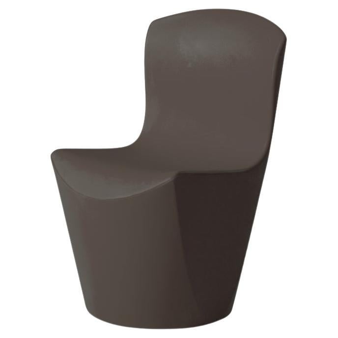 Chocolate Brown Zoe Chair by Guglielmo Berchicci