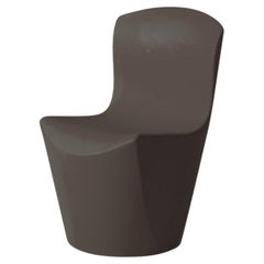 Chocolate Brown Zoe Chair by Guglielmo Berchicci