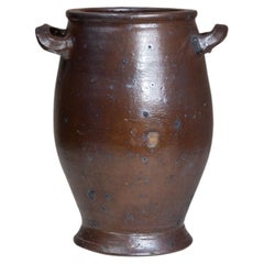Chocolate Ceramic Serving Bowl, 20th Century, Belgium, Antique Design