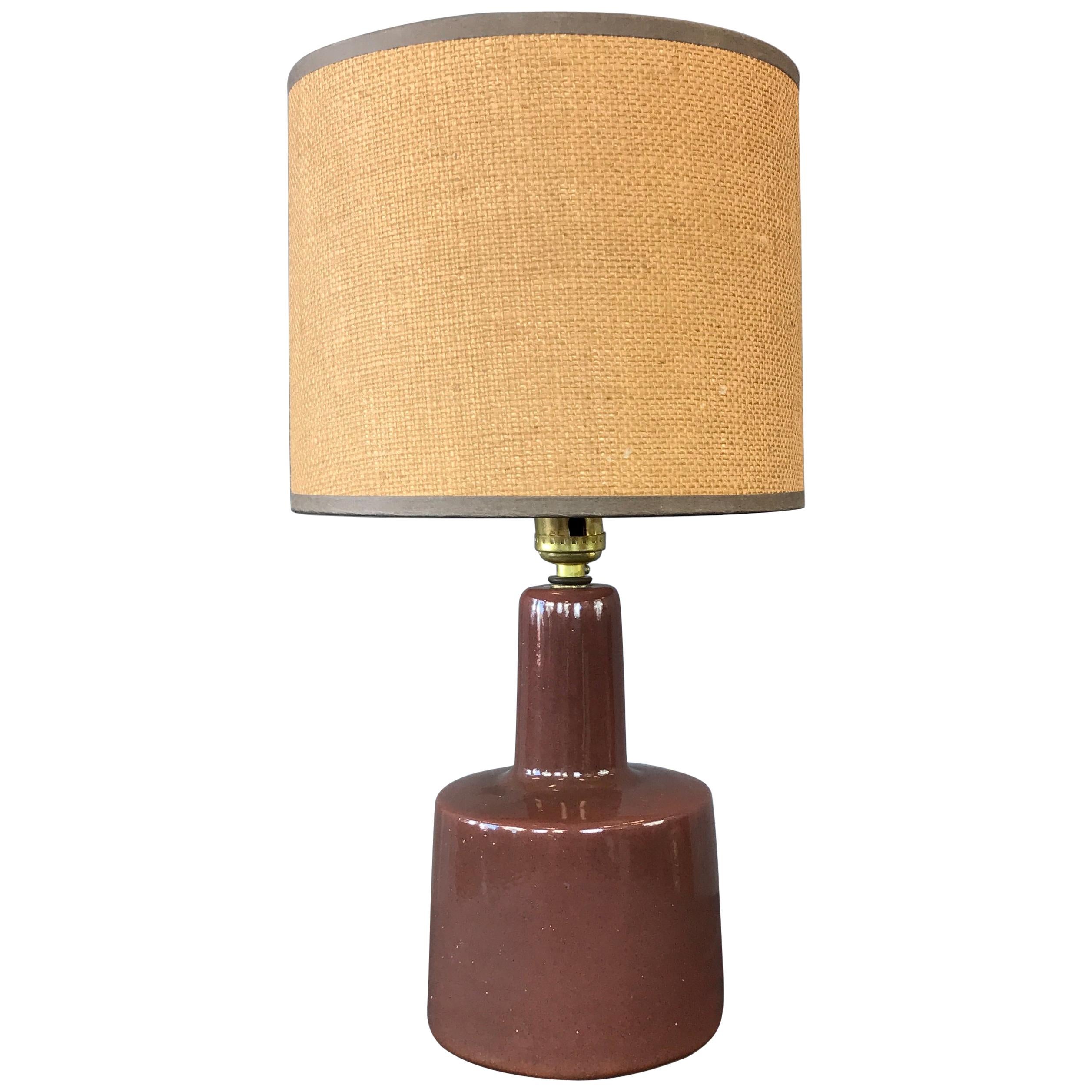 Lampe de bureau Gordon et Jane Martz couleur chocolat pour Marshall Studios