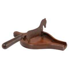 Chocolate cutter. Wood, metal. 19th century.