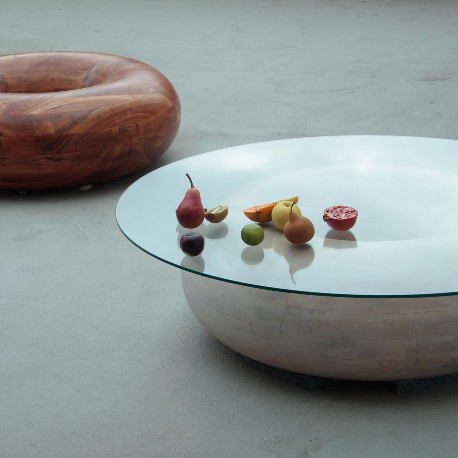 Chocolate Donut Coffee Table by Soft-Geometry In New Condition For Sale In Geneve, CH