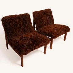 Chocolate Ole Gjerlov-Knudsen & Torben Lind ‘Moduline’ Lounge Chair