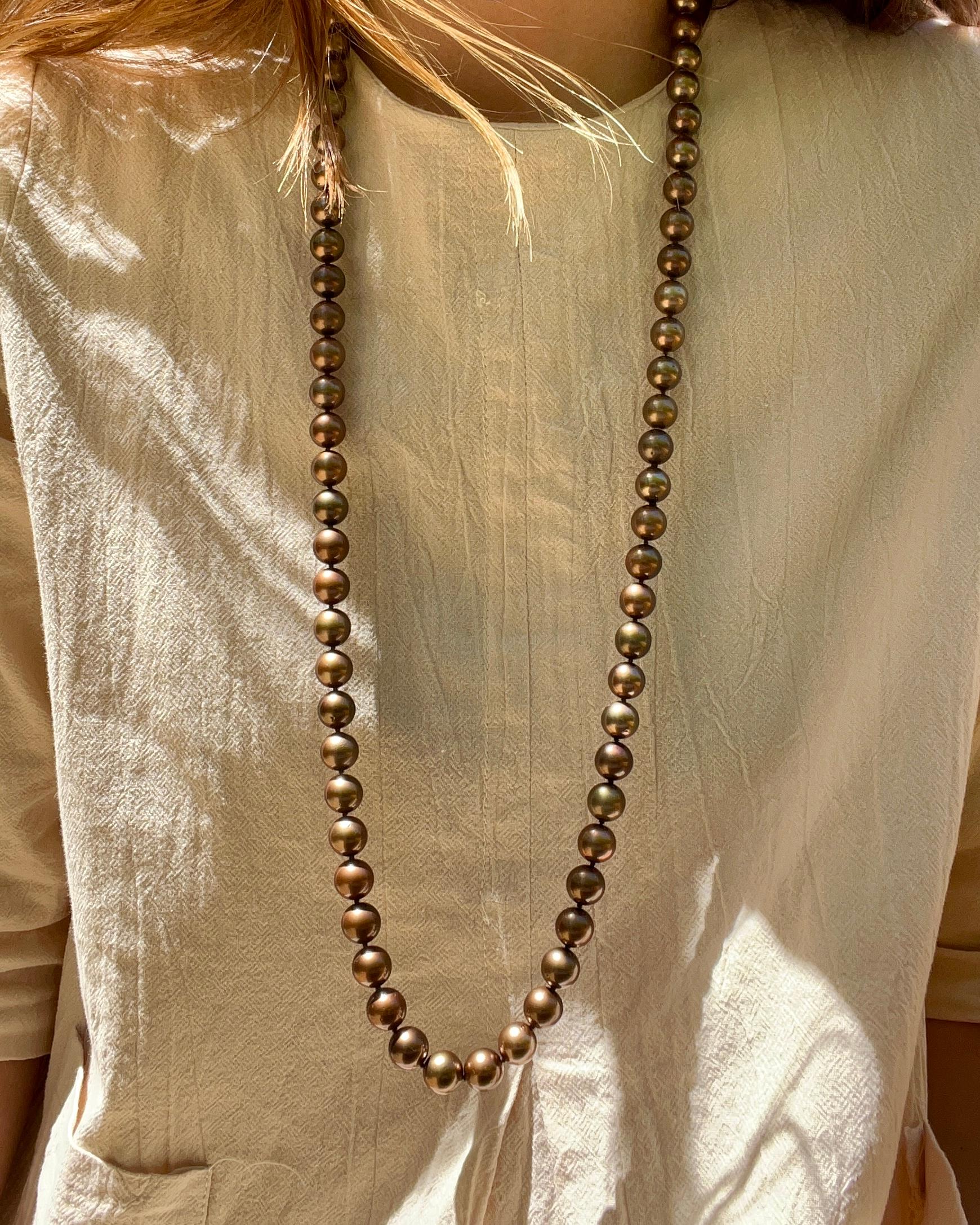 chocolate pearls jewelry