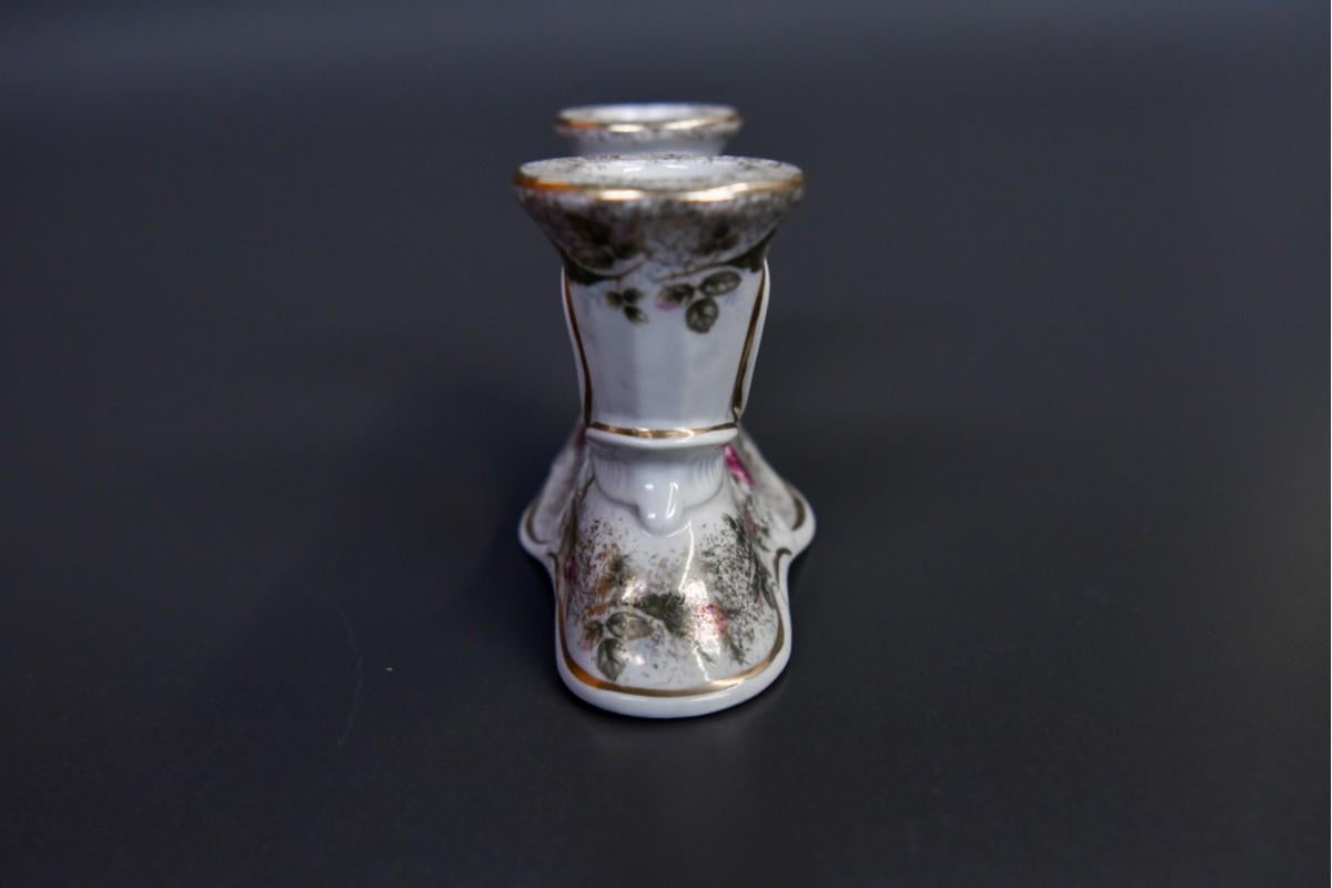 Mid-Century Modern Chodzież Porcelain Candleholder For Sale