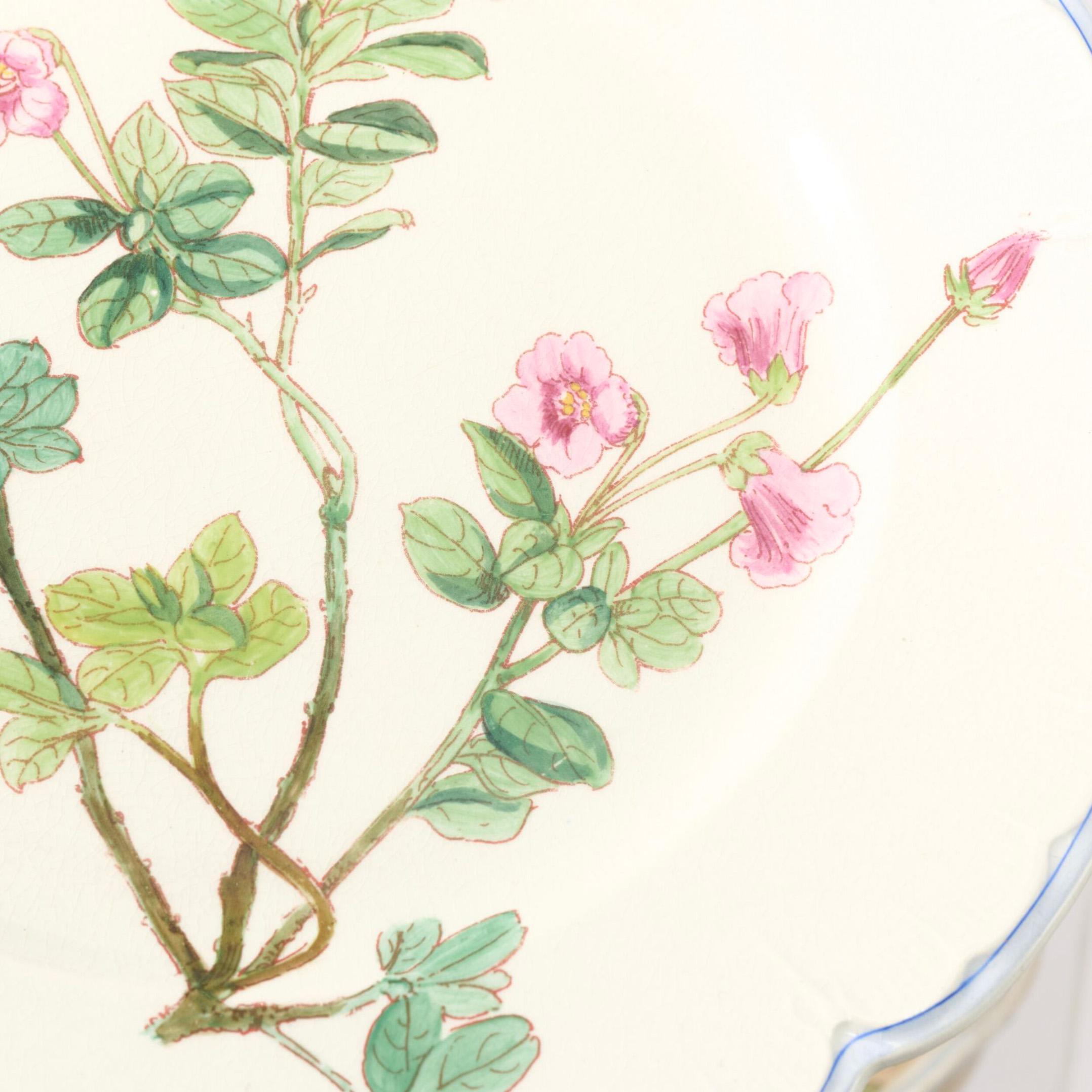 Service de table en faïence de Choisy-le-Roi, ancien, vers 1900, 39 pièces en vente 12