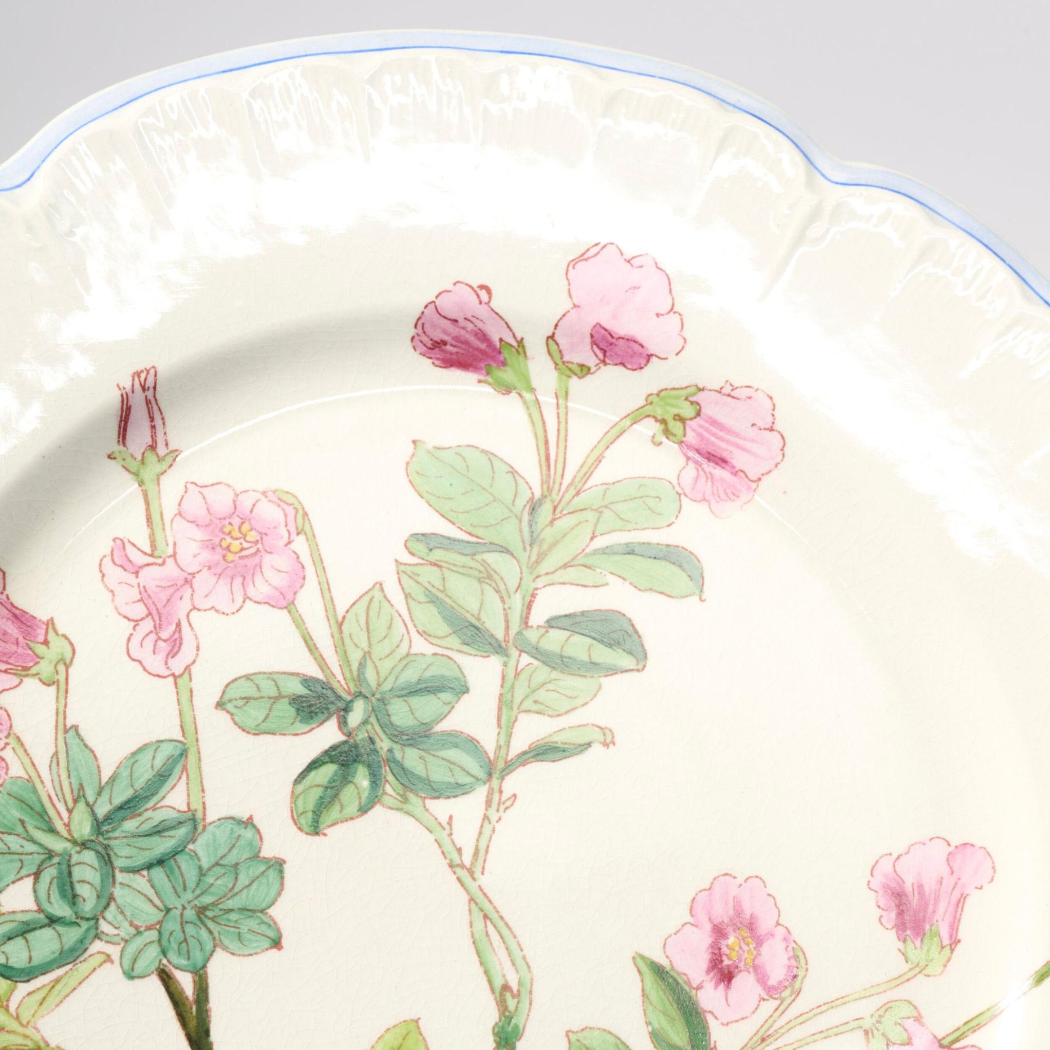 Service de table en faïence de Choisy-le-Roi, ancien, vers 1900, 39 pièces en vente 13