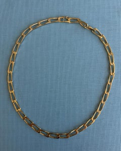 Chain Necklace 14k Gold Plated Silver Unisex