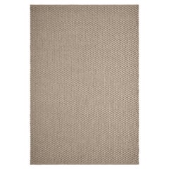 Tappeto Choma 8x10ft in lana di frassino e cotone con disegno a pompon, intrecciato a mano e di lusso