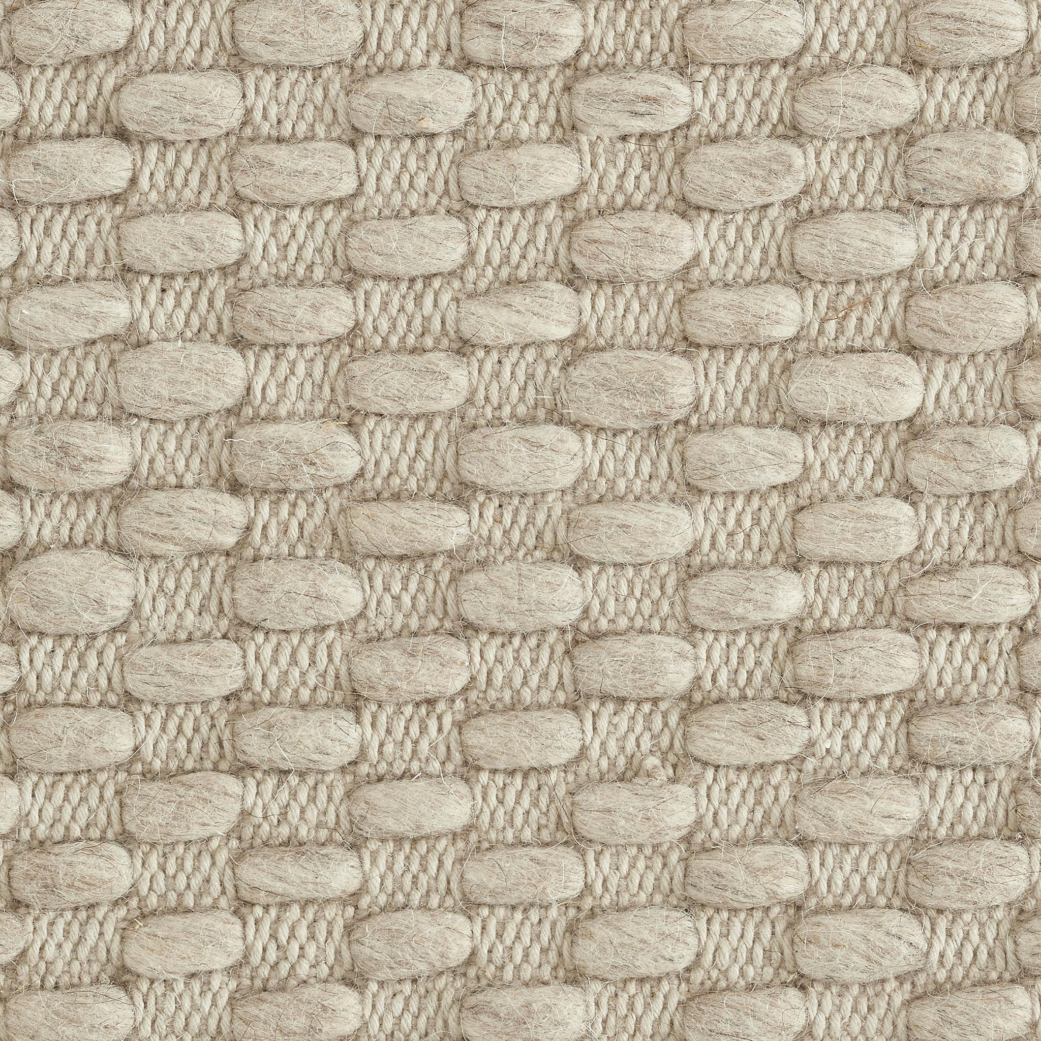 Tappeto Choma 8x10ft in lana d'avena e cotone, con disegno a pompon, tessuto a mano di lusso in vendita 2