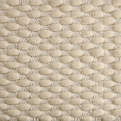 Choma, Ivoire, Façade tissée à la main 72% laine néo-zélandaise non teintée/28% coton, 8' x 10'