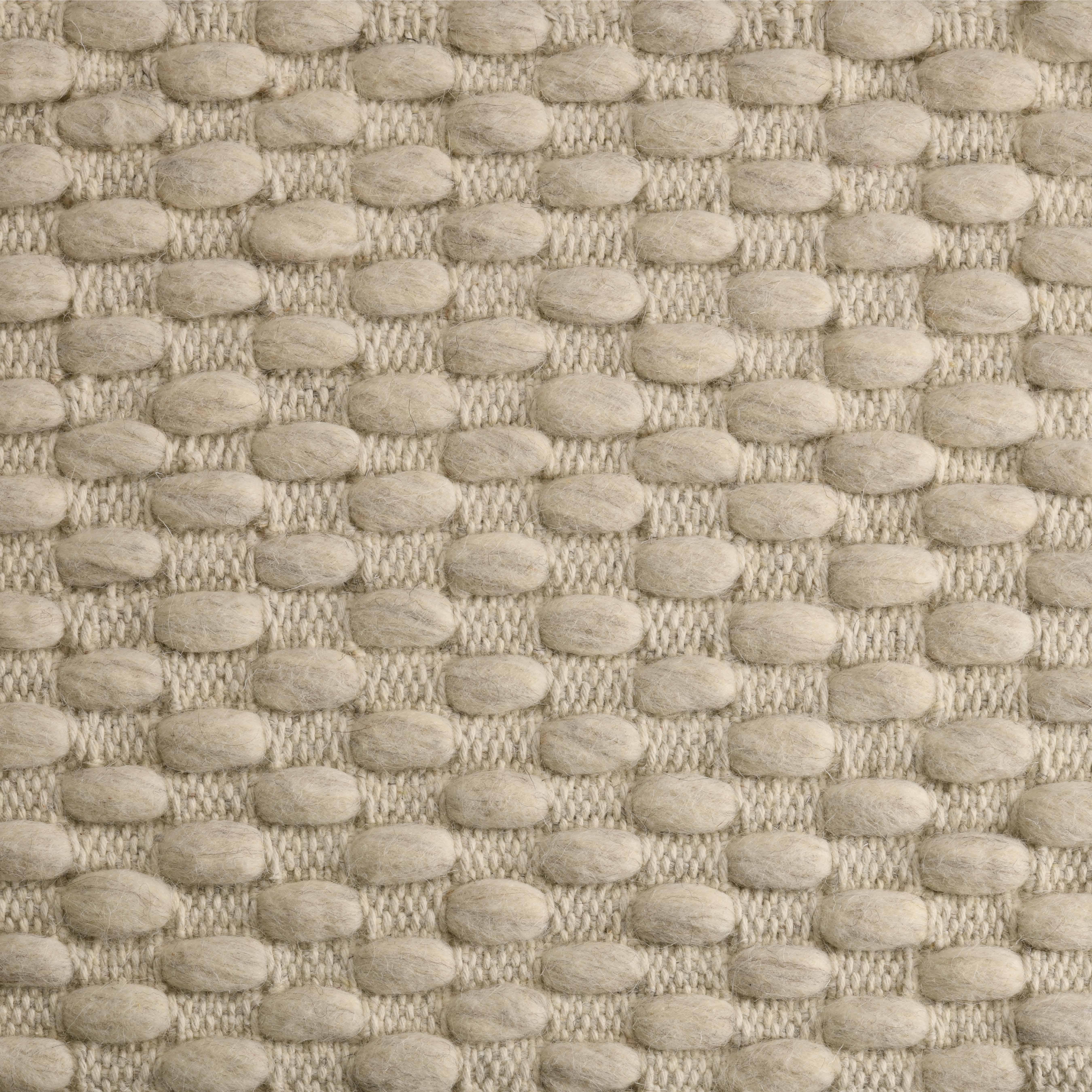 Choma, Oat, Handwoven Face 72% Undyed New Zealand Wool/28% Cotton, 9' x 12'