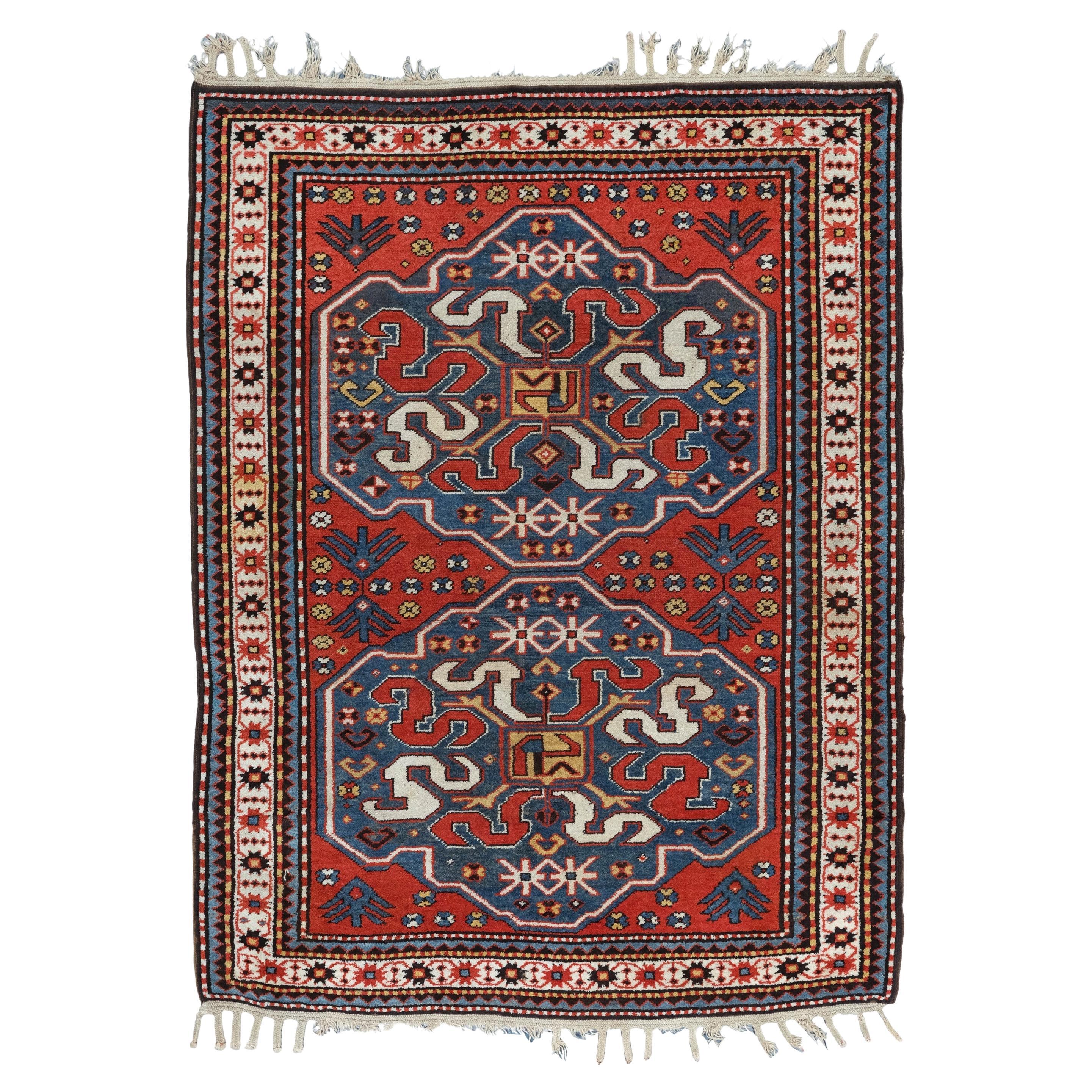 Chondoresk Kazak Rug - 19th Century Chondoresk Kazak Rug