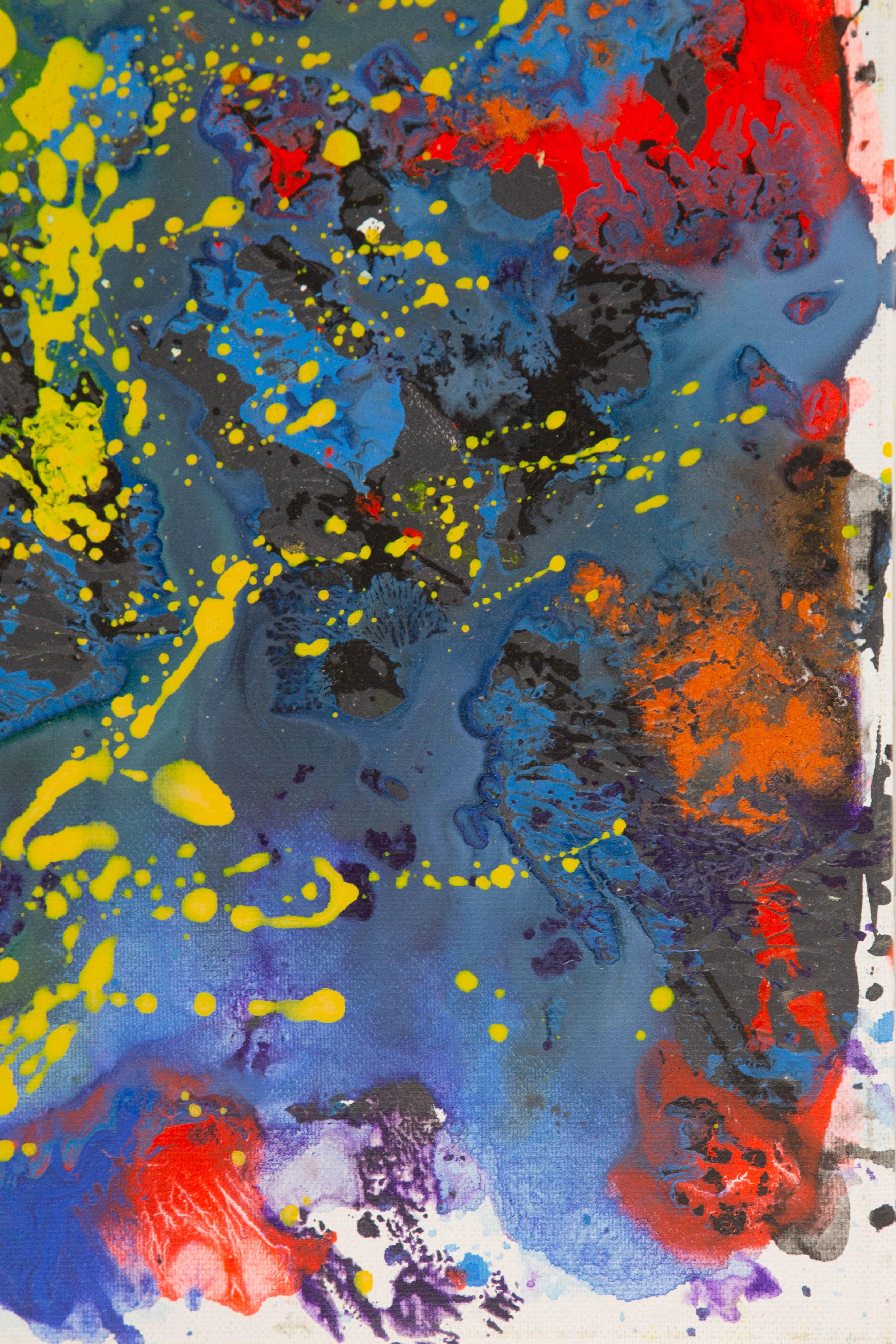 Chong Liu Óleo Original Abstracto Sobre Lienzo 