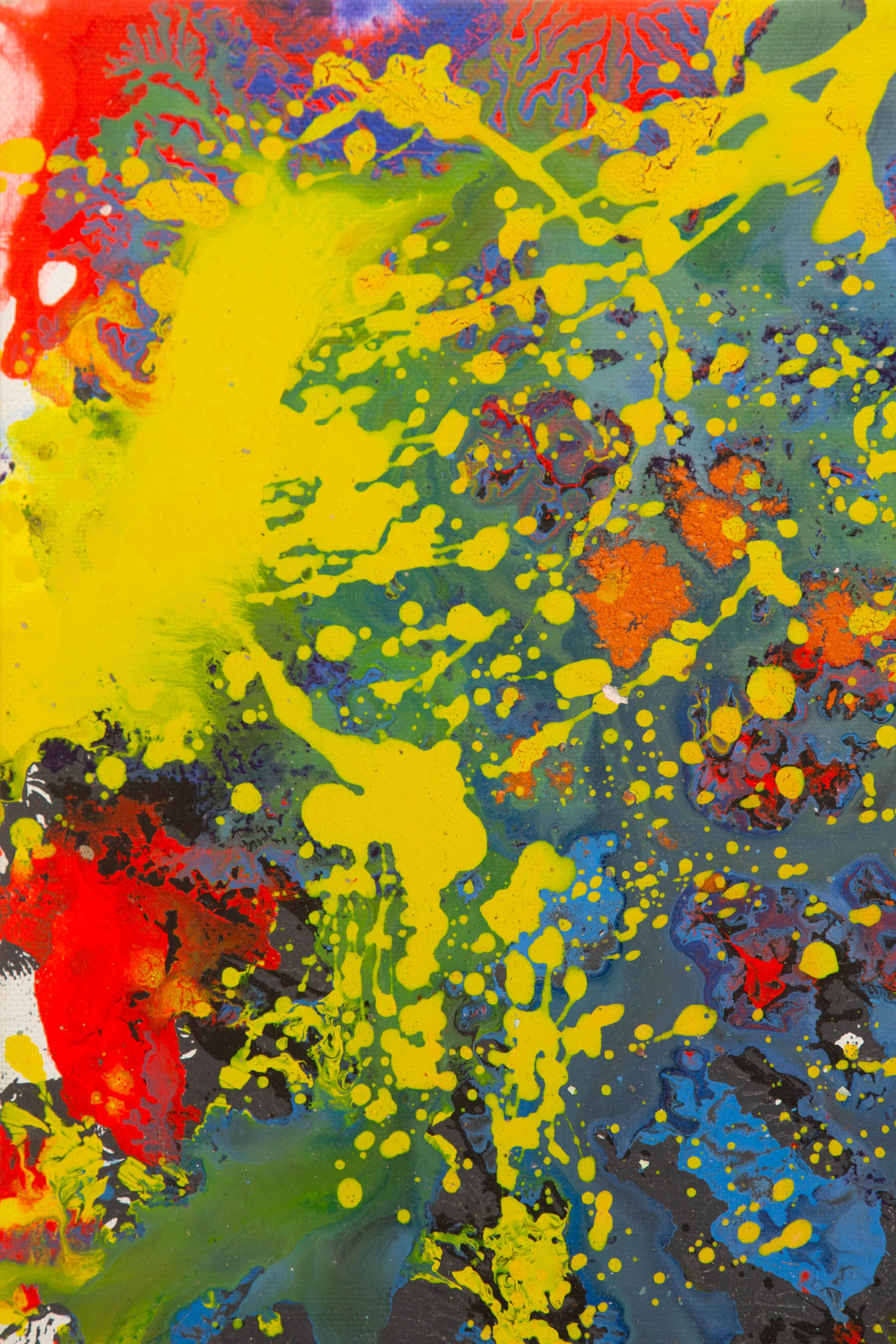 Chong Liu Óleo Original Abstracto Sobre Lienzo 