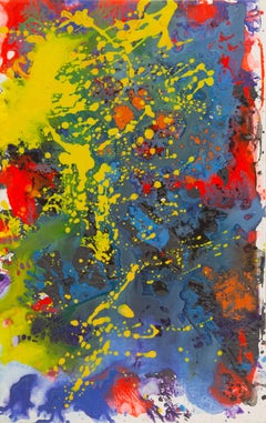 Chong Liu Abstract Original Oil On Canvas "Bar"