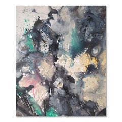 Chong Liu Abstract Original Oil On Canvas "The Beginning Of Nature - Blend"