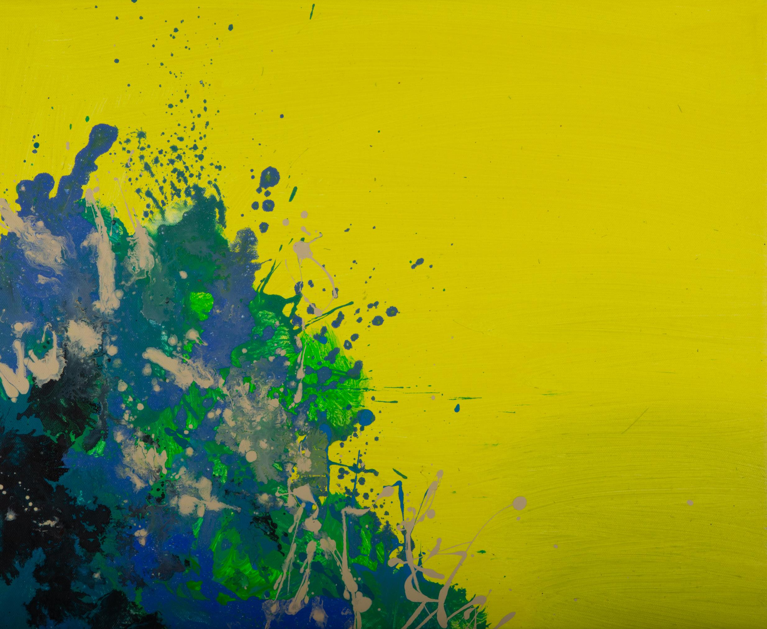 Chong Liu Abstraktes Original Ölgemälde "The Beginning Of Nature 27"