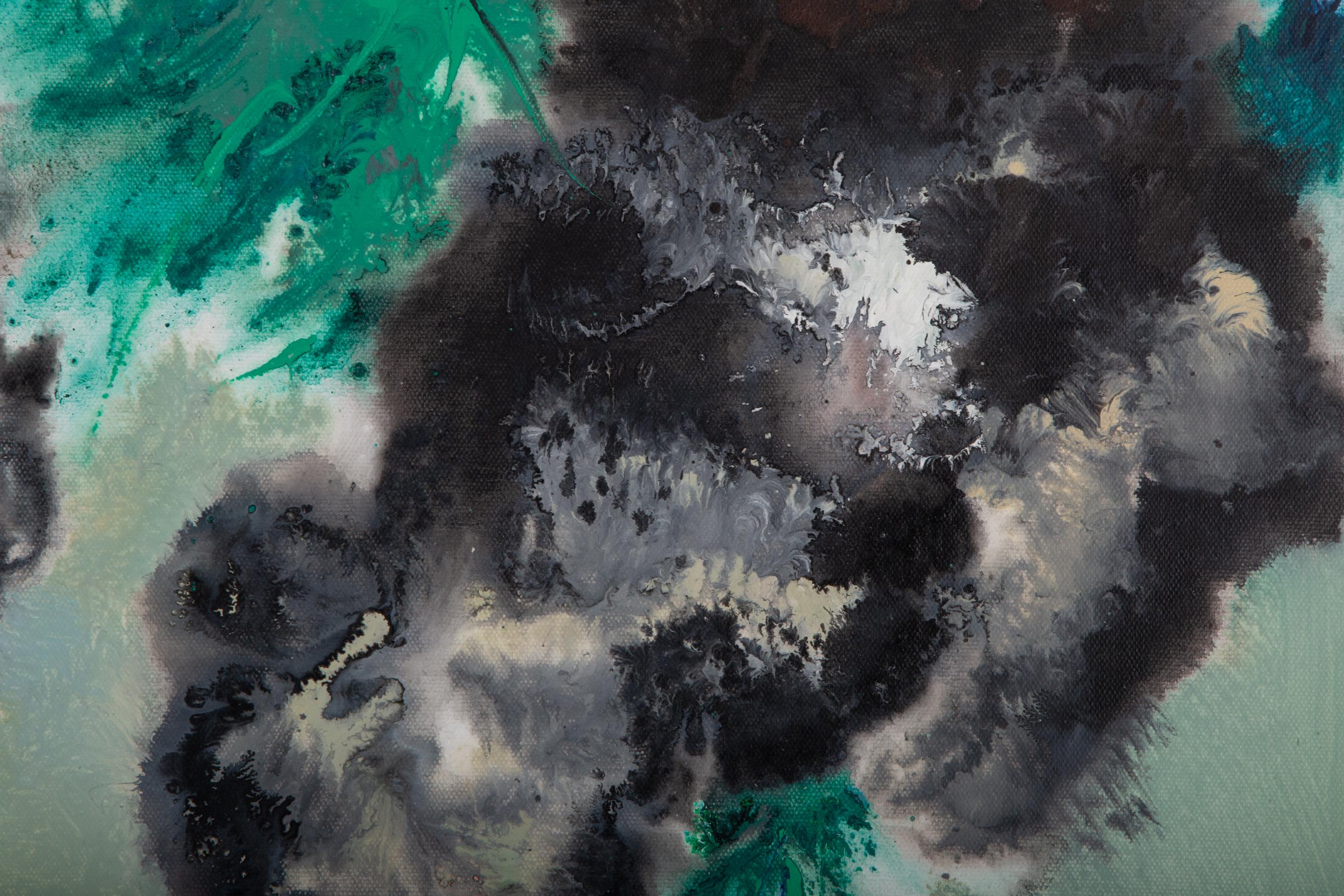 Chong Liu Abstract Original Oil Painting 