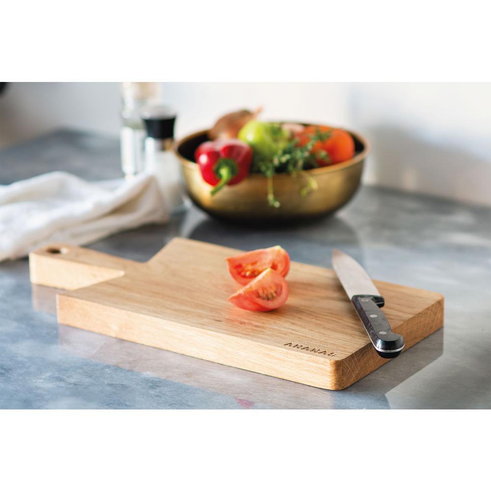 Minimaliste Chop, Planche à découper et à servir en Oak Wood faite à la main en vente