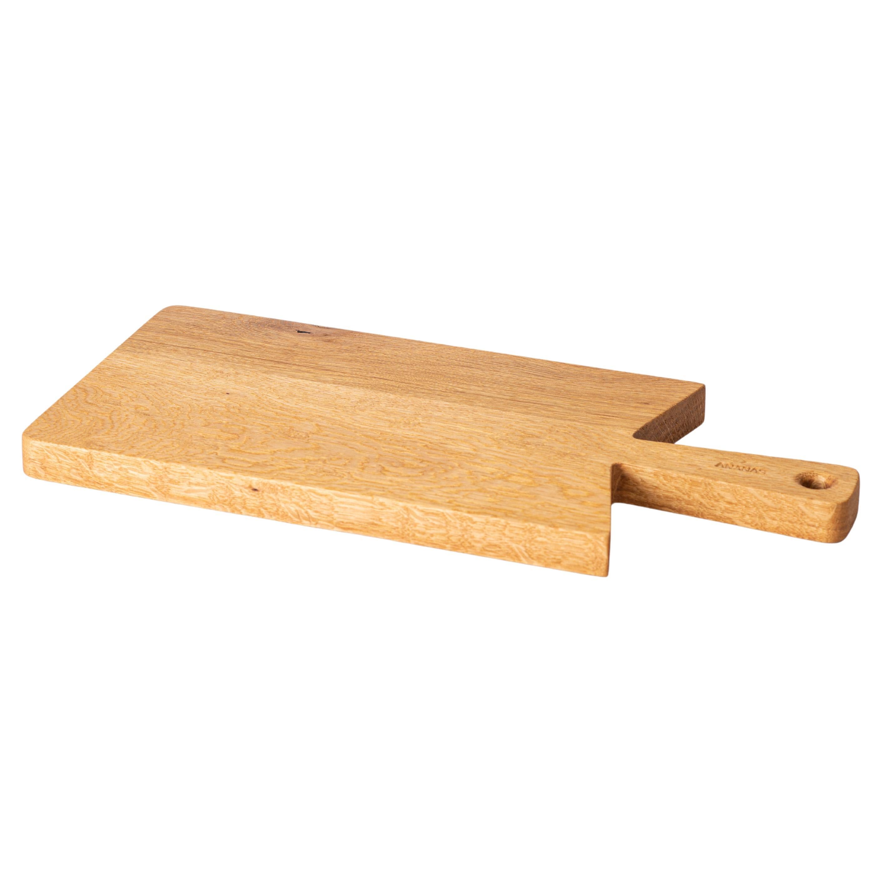 Chop, Handmade Oak Wood Serving and Cutting Board For Sale