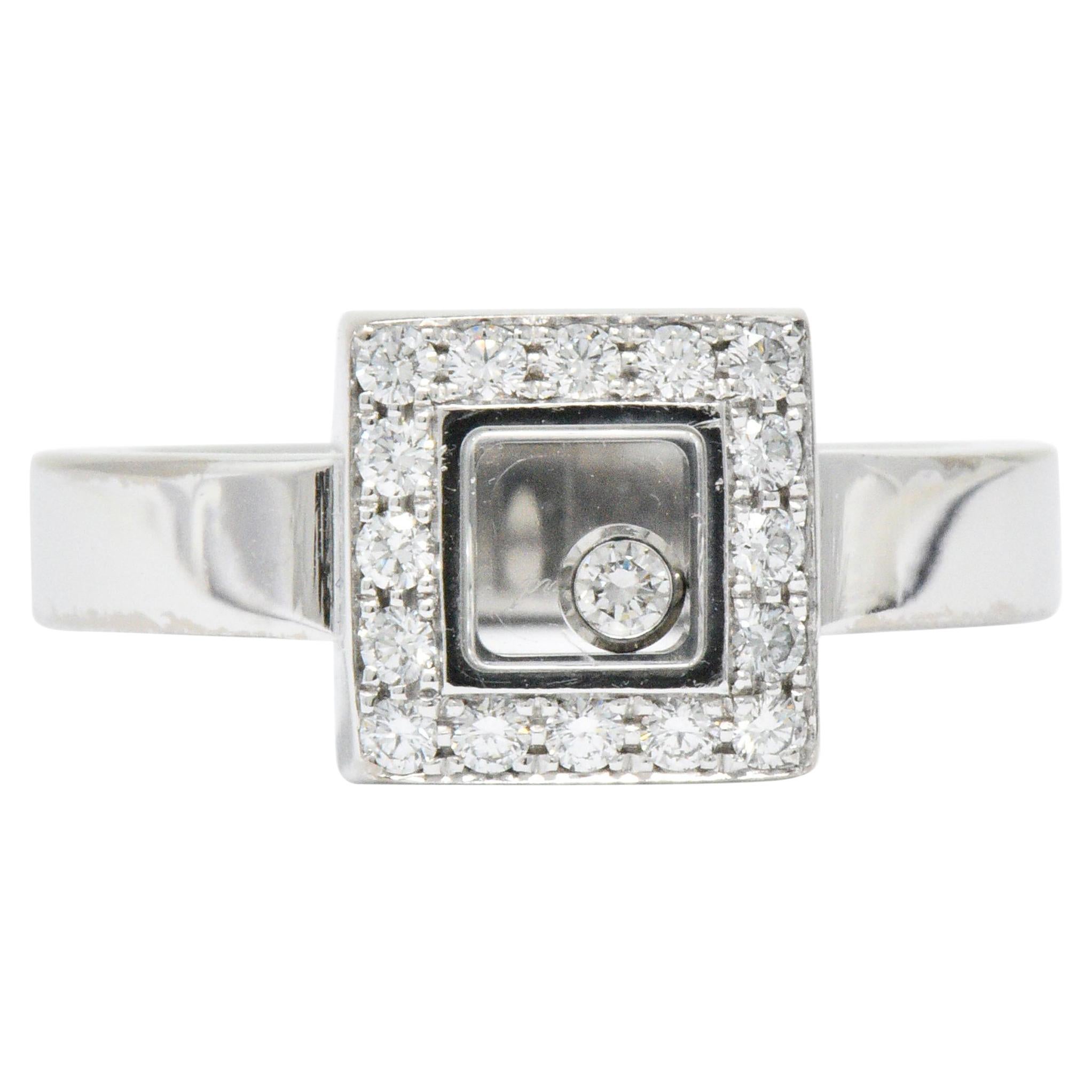 chopard happy diamonds square ring