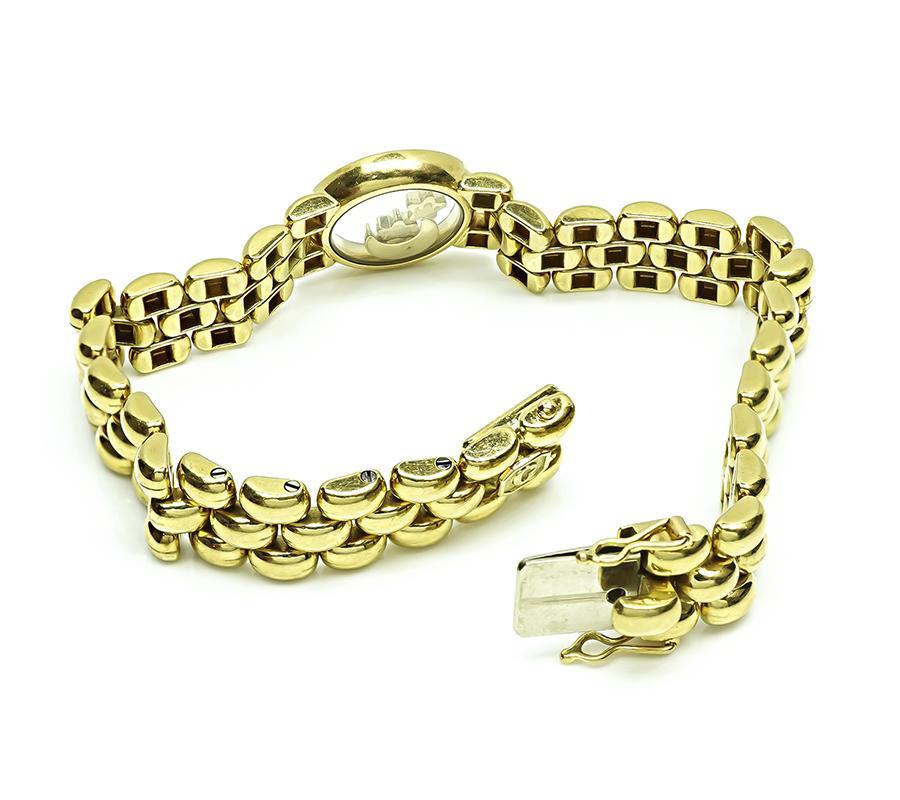 Taglio rotondo Chopard Bracciale in oro con diamanti da 0,47 carati in vendita