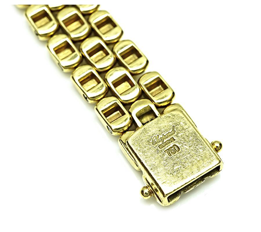 Chopard Bracciale in oro con diamanti da 0,47 carati In condizioni buone in vendita a New York, NY