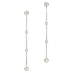 Chopard 0.85 Carat Diamond Drop Dangle Earrings