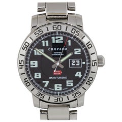 Chopard 1000 Stainless Steel Miglia Gran Turismo Black Dial Watch