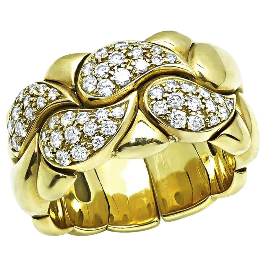 Chopard Anillo Flexible Oro 1.00ct Diamante en venta