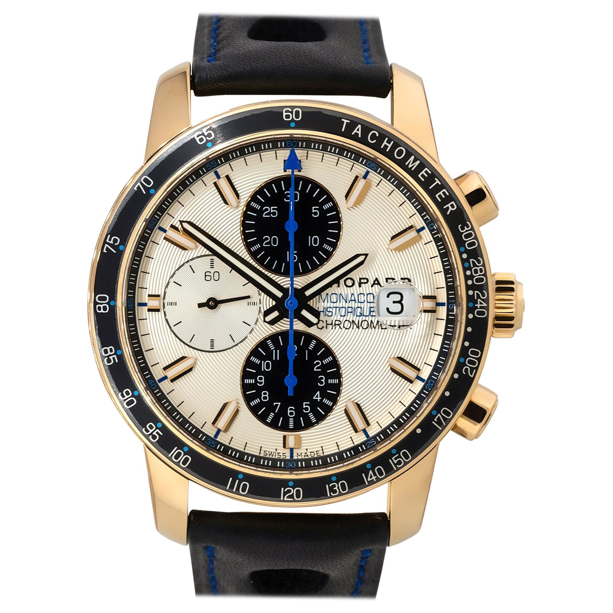 Chopard 161275 Grand Prix De Monaco 18k Rose Gold Watch