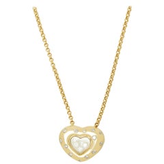 Chopard 18 Carat Yellow Gold Happy Diamonds Spotted Necklace